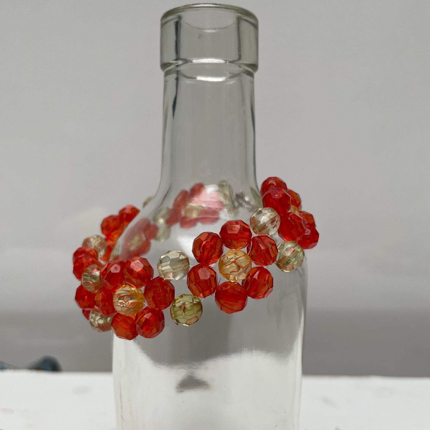 Hand Beaded Flower Bracelet for Young Teen