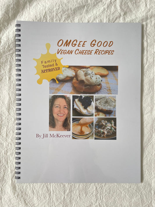OMGee Good Vegan Cheese Recipes SPIRAL BOOK