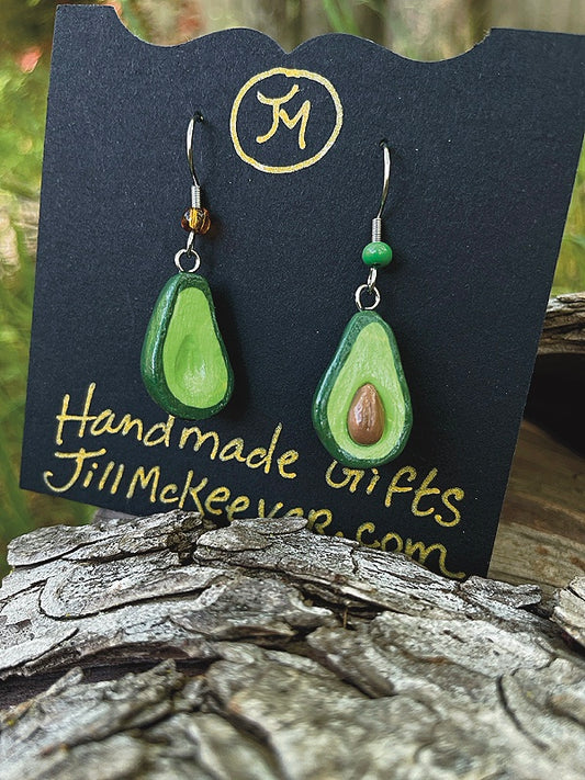Avocado Dangle Earrings