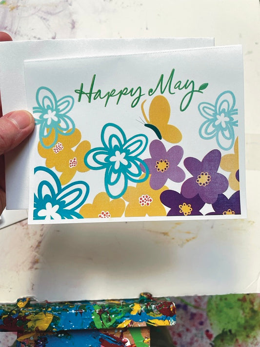 Happy May Greeting Card
