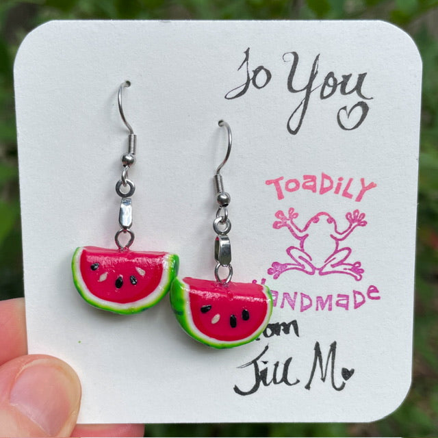 Juicy Watermelon Earrings