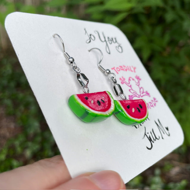 Juicy Watermelon Earrings