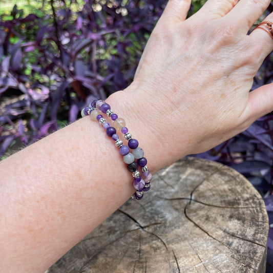 Natural Amethyst Bracelet