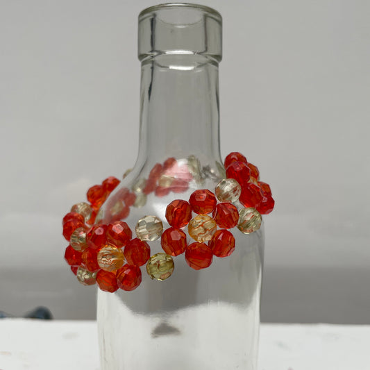 Hand Beaded Flower Bracelet for Young Teen