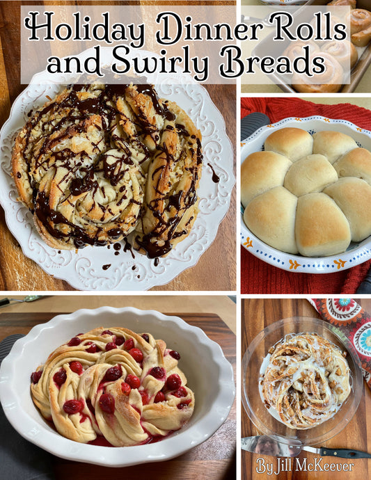 Holiday Dinner Rolls and Swirly Breads by Jill McKeever